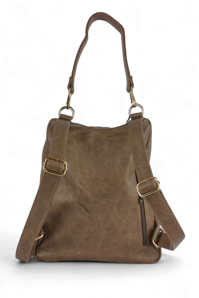 Mochila cartera Marrón