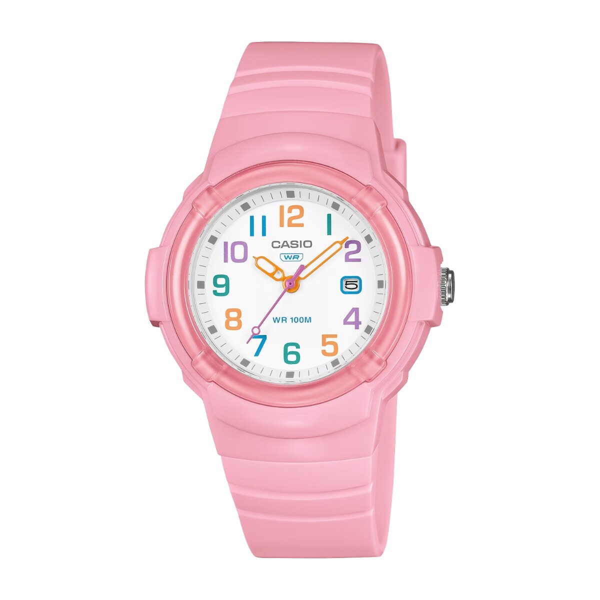 Reloj CASIO LX800H-4AVDF Resina Rosada Esfera 34mm 