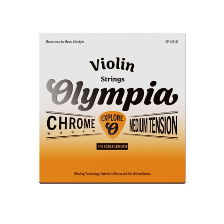 Encordado Violín Olympia Explore Nickel Chrome Wound 4/4