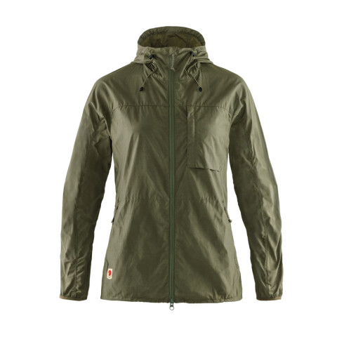 Casaca Fjallraven High Coast Wind Jacket W Mujer Green
