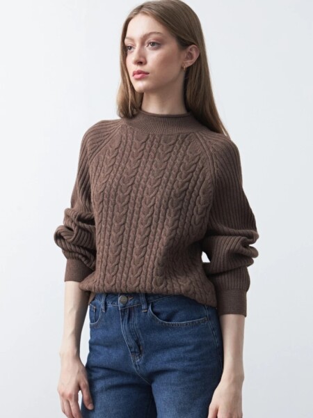 POLERA D.CASSIN LUCERO CHOCOLATE