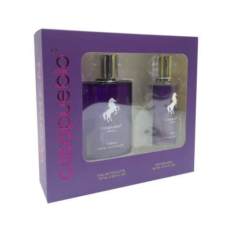 Casapueblo Wild Gift Set Edt 75 ml + Deo splash 80 ml Purple