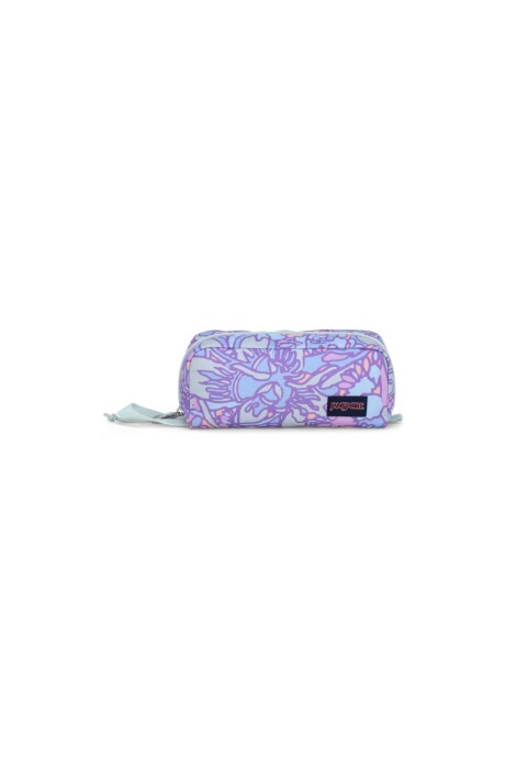 JANSPORT PERFECT POUCH FLUID FLORAL PASTEL LILAC