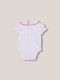 Body Con Cuello De Popelin Hilo A Contraste Blanco