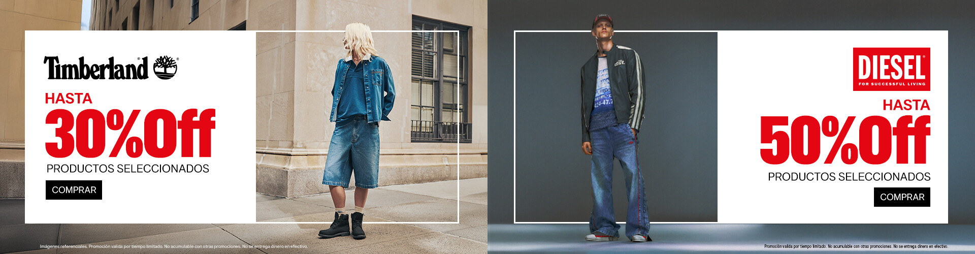 Timberland / Diesel - Doble enlace