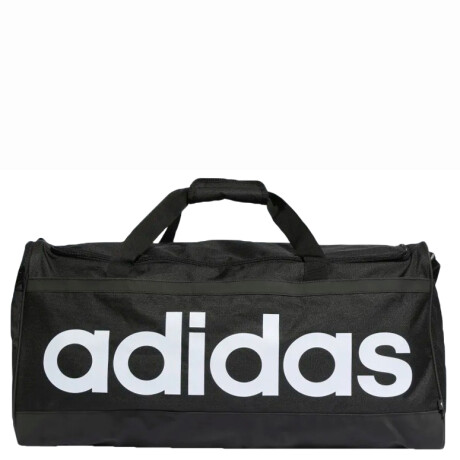 Bolso Adidas Big Linear Duffel Negro - Blanco