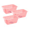 Set x3 Cesto mediano 3 lts ROSADO