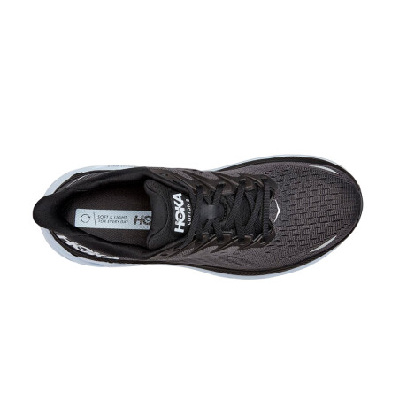HOKA M CLIFTON 8 Dark Grey & White