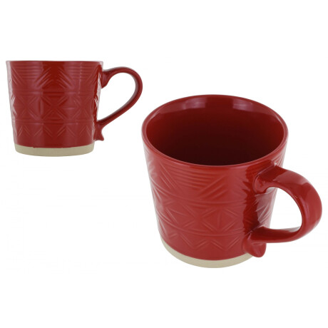 JARRA DESAYUNO CERAMICA ROJA C/LABRADO 10X9CM 400ML 24205 JARRA DESAYUNO CERAMICA ROJA C/LABRADO 10X9CM 400ML 24205