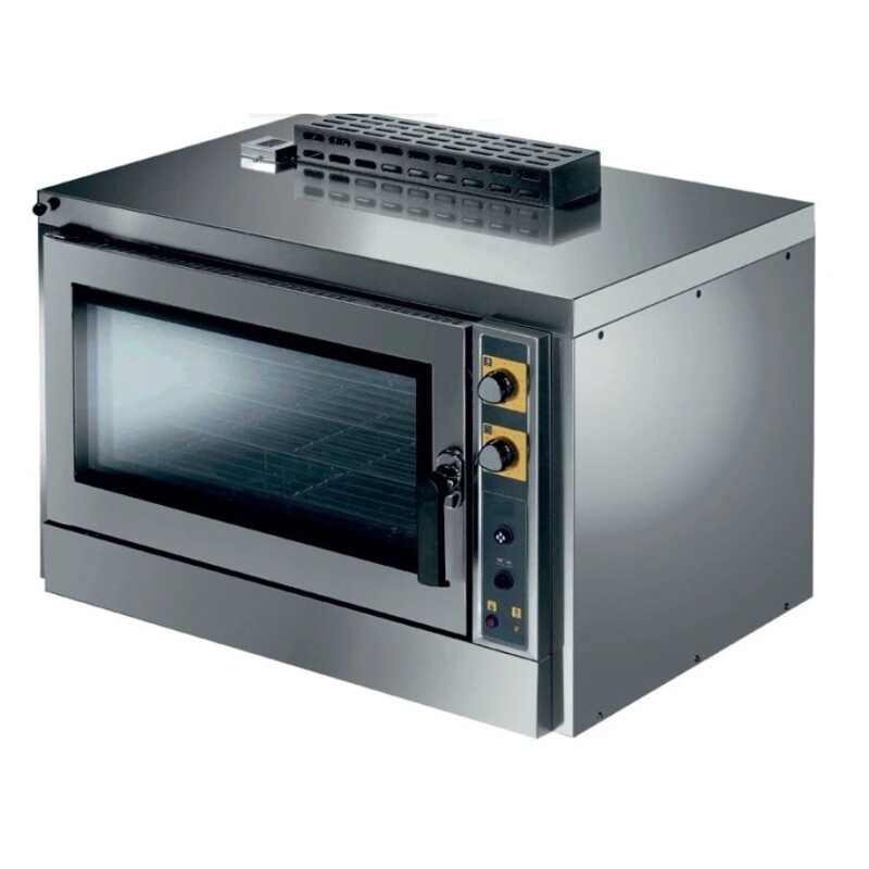 Horno convector a gas 4 bandejas 60 x 40 cm - Tecnoeka KF 1001 G IX AL Horno convector a gas 4 bandejas 60 x 40 cm - Tecnoeka KF 1001 G IX AL