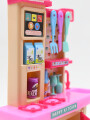 COCINA SET MUÑECA ROSADO