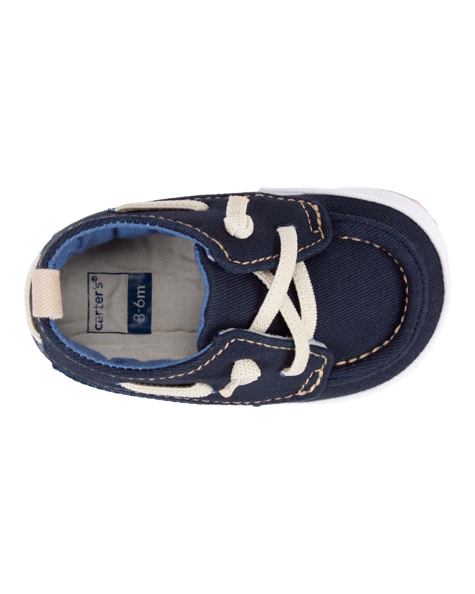Zapato náutico para bebé, azul marino Sin color