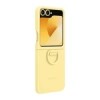 Funda Samsung Silicone Case con Anillo para Galaxy Z Flip6 Yellow