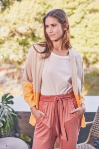 Kimono Color Block Maíz