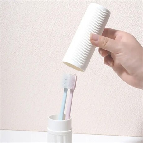 Estuche para cepillo de dientes y pasta Mostaza