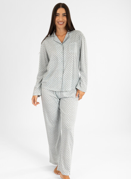 Pijama indian flower Celeste