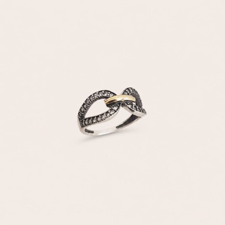 Anillo Amparo - Plata y Oro Anillo Amparo - Plata y Oro
