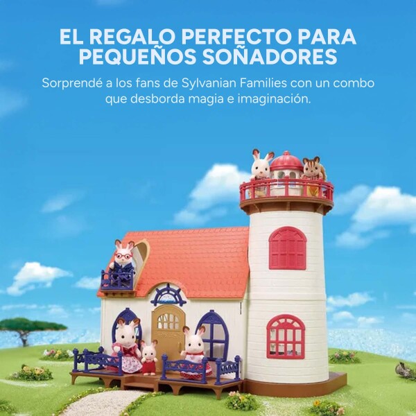 Sylvanian Families Casa Muñeco Faro Luz Bici Globo Aero Sylvanian Families Casa Muñeco Faro Luz Bici Globo Aero