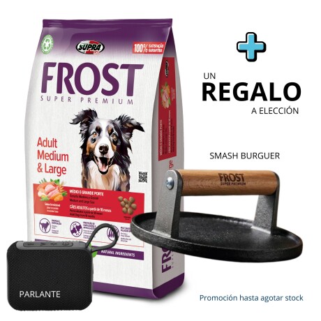 FROST ADULTO MEDIANO Y GRANDE 15 + 2KG Frost Adulto Mediano Y Grande 15 + 2kg