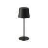 Lampara de mesa recargable con led integrado 9.2x36.5 cm - Negra Lampara De Mesa Recargable Con Led Integrado 9.2x36.5 Cm - Negra