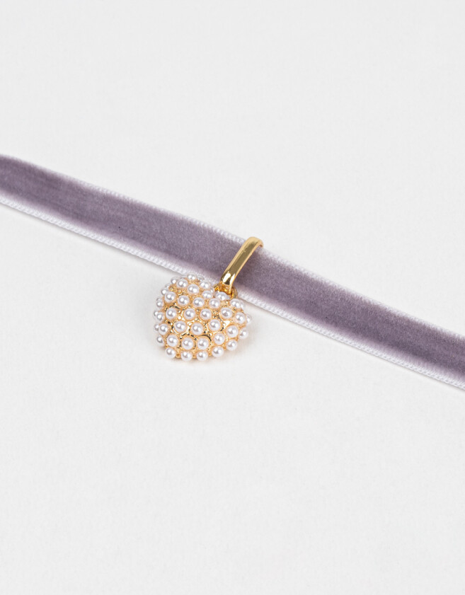 Chokers Con corazón Choker Con Corazón - Dorado