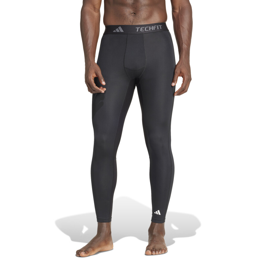 Calza de Hombre Adidas Larga Base Tight Negro