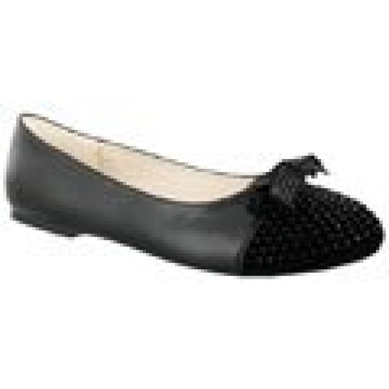 Balerinas Infantiles Croco Kids Zapato Gacela Negro