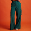 Pantalon Cargo Wide VERDE