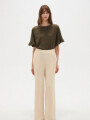 Pantalon Dilna Beige Claro