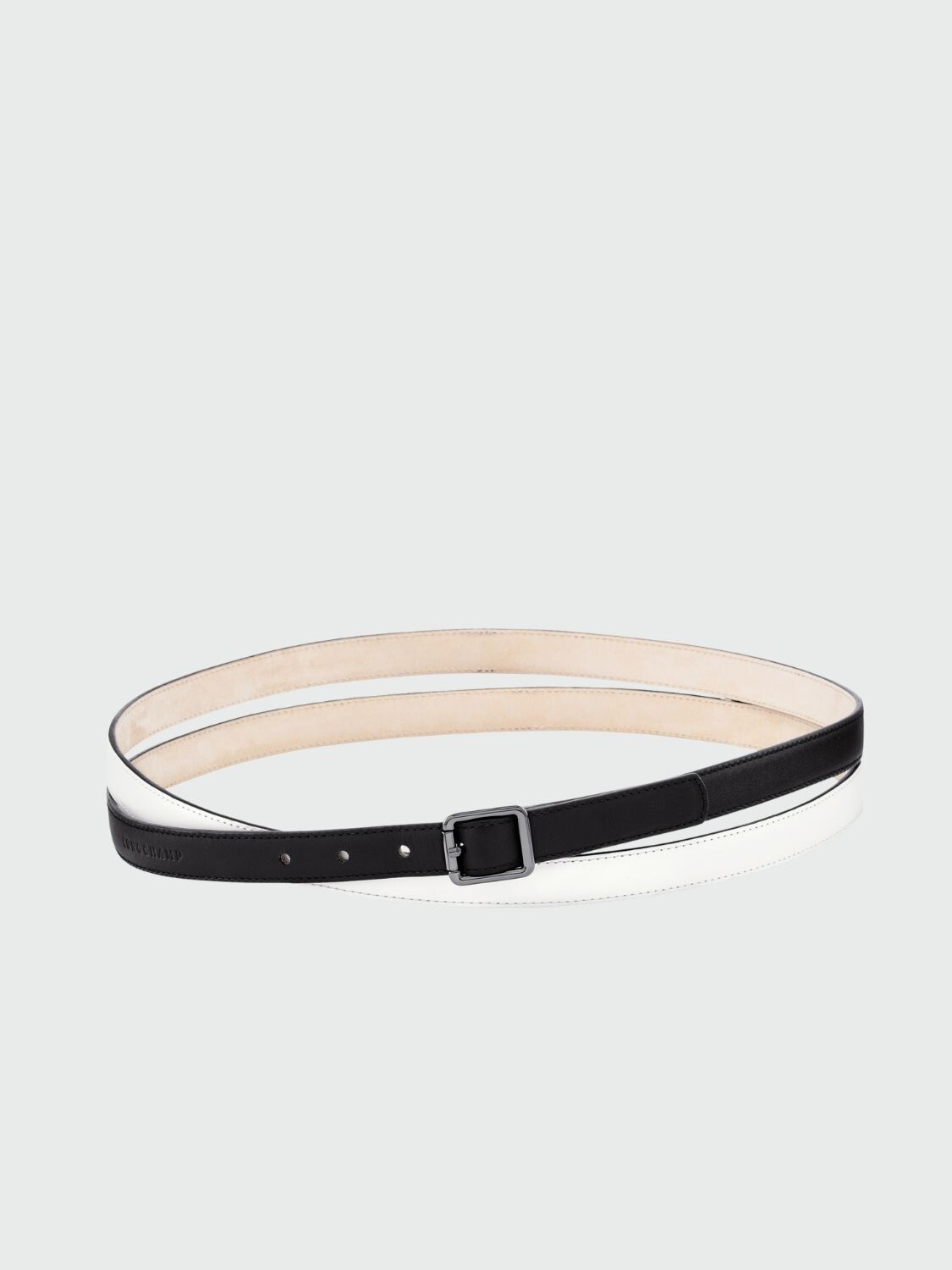 Longchamp -Cinturón fino de cuero Combinado