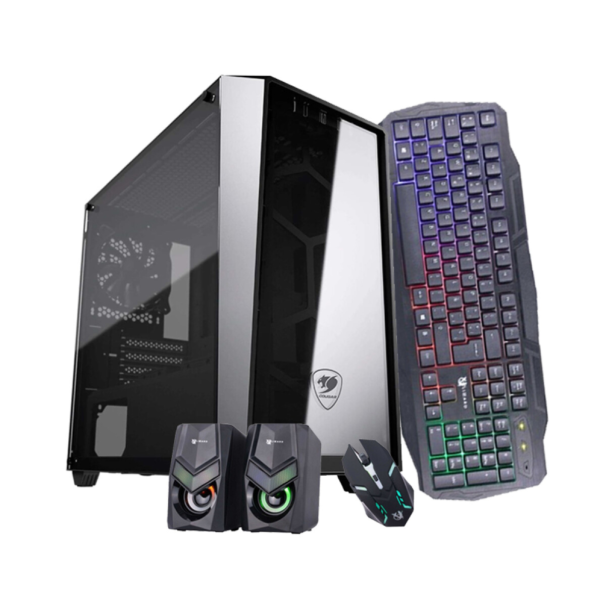 PC Gamer Reacond. Cougar. Intel i5-8ªGEN. RAM 8GB. Disco Sólido 480GB. Tarjeta GTX1650 Super 4GB. Win11 