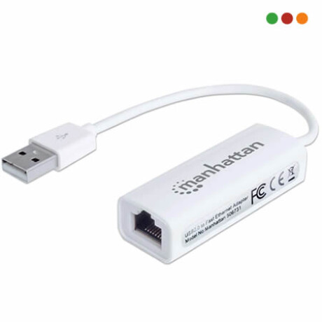 Conversor USB a Red 10/100 USB 2,0 Manhattan 4009