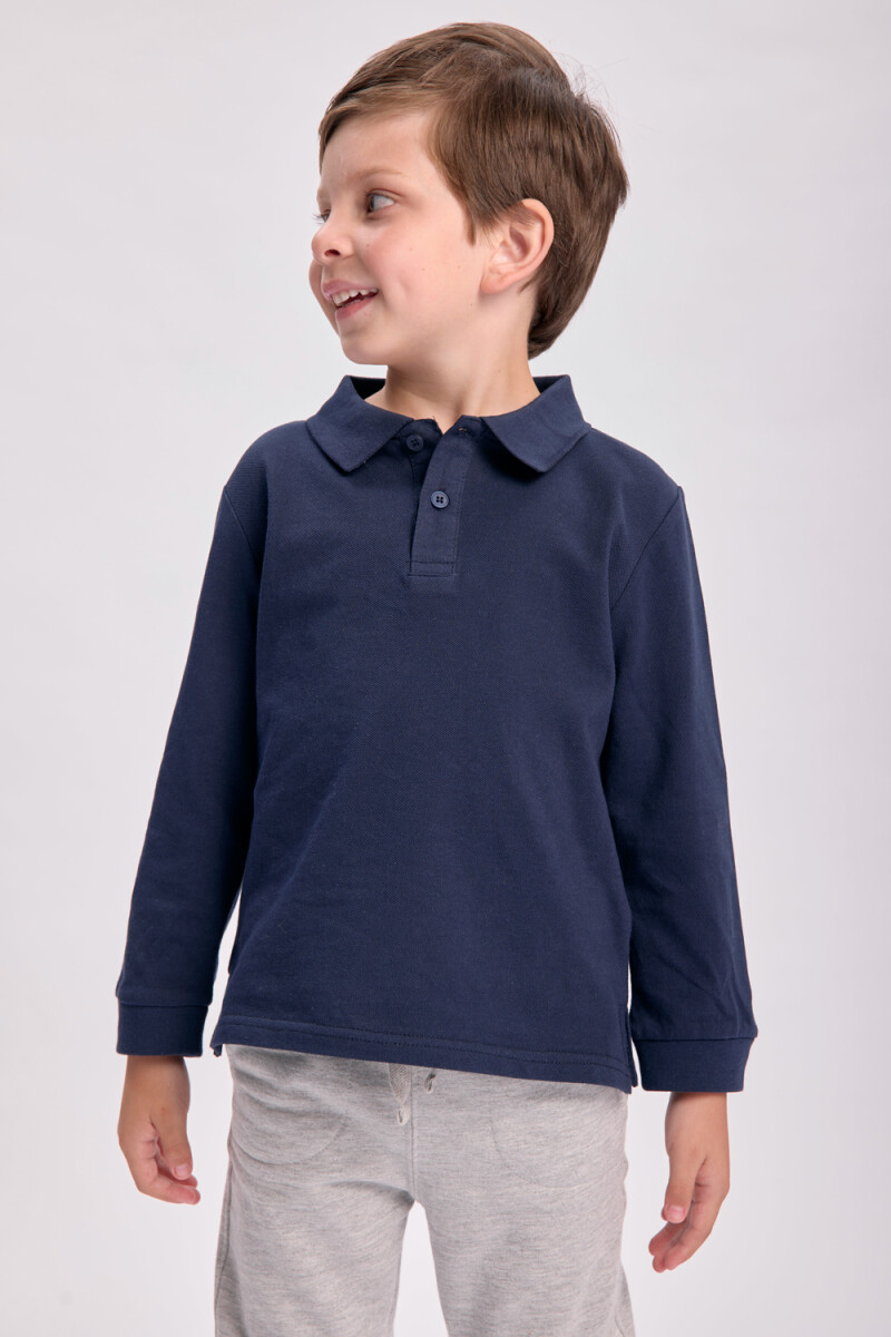 Remera polo Azul Marino