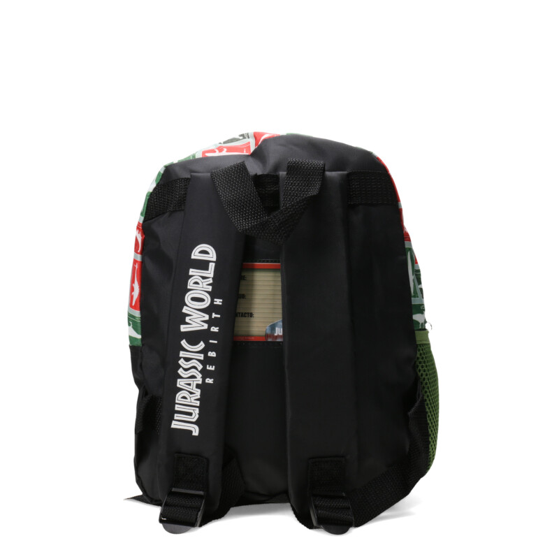 Mochila Jurassic World Defend Territory Small Negro - Verde