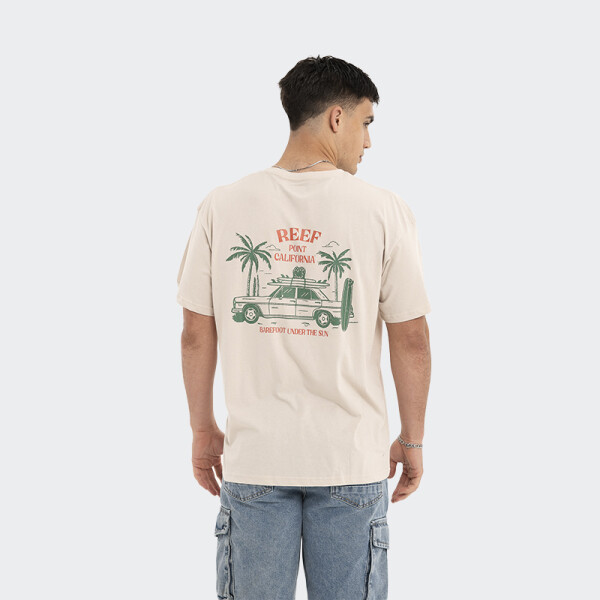 Remera Reef Oversize Beige
