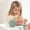 Taza BLW silicona Aprendizaje Kikkaboo Beige