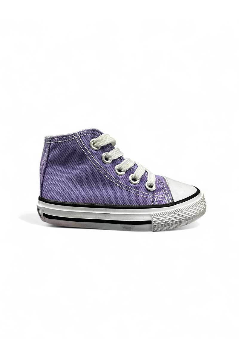 BOTA DEPORTIVA MEDIO BASKET LONA NIÑO Violeta