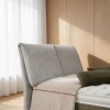 Respaldo para sommier Queen 1.80 Mts - Tela gris claro Respaldo para sommier Queen 1.80 Mts - Tela gris claro