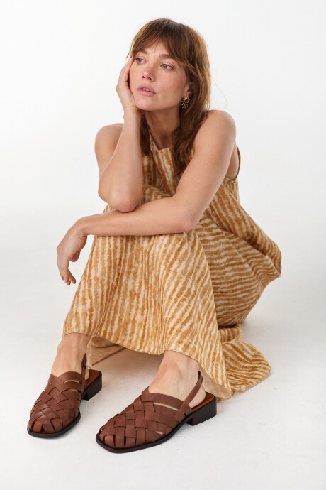 Sandalia Bend Marron