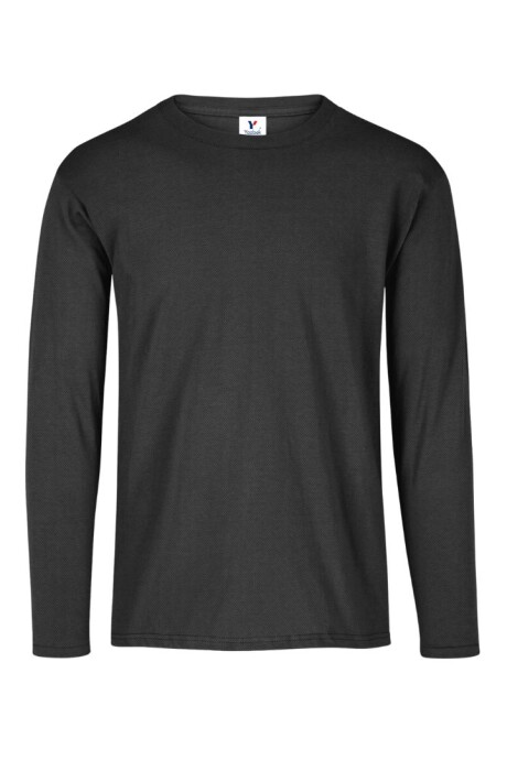 Camiseta a la base dry fit manga larga Negro