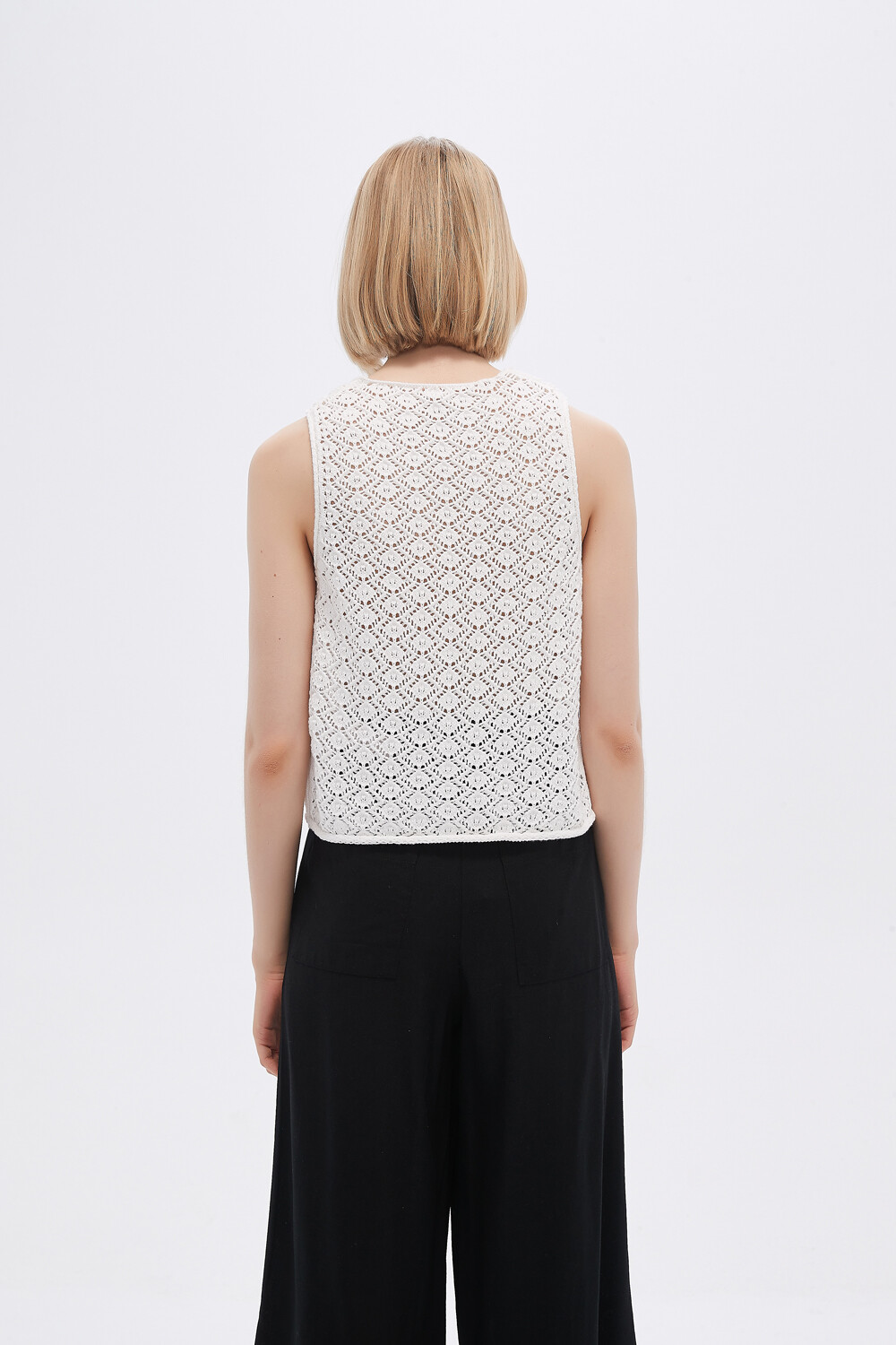 Tops Titik Marfil / Off White