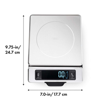 Oxo Gg Balanza De Acero Inoxidable Con Pantalla Extraíble