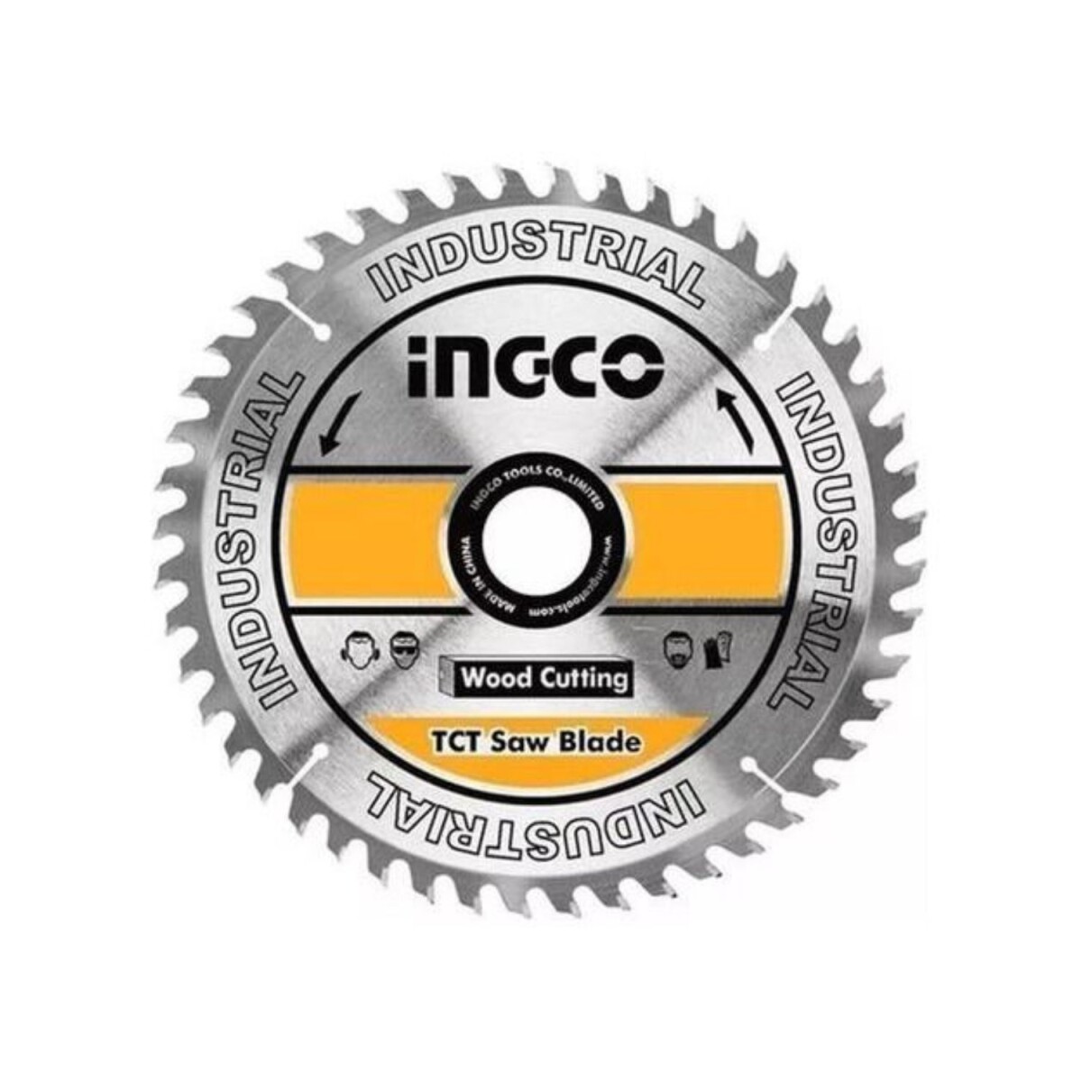 Disco para sierra ingletadora Ingco 10Â¨ 60 dientes - Amarillo 