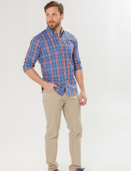 PANTALÓN 5 BOLSILLOS CON SPANDEX Beige