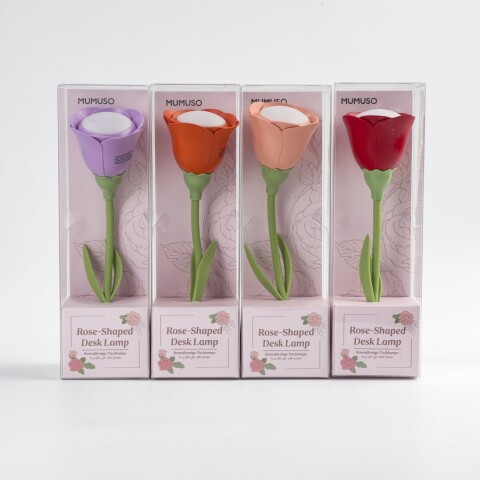 LÁMPARA DE ESCRITORIO EN FORMA DE ROSA LÁMPARA DE ESCRITORIO EN FORMA DE ROSA