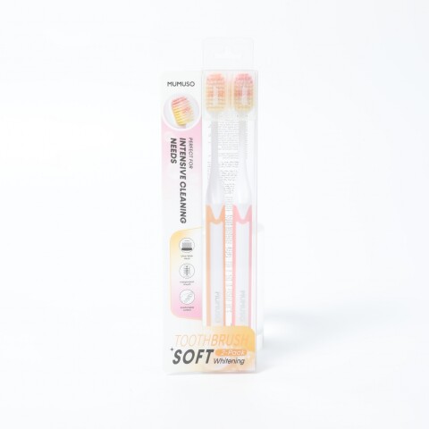 CEPILLOS DE DIENTES BLANQUEADORES SUAVES (PAQUETE DE 2) CEPILLOS DE DIENTES BLANQUEADORES SUAVES (PAQUETE DE 2)
