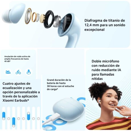 Auriculares Xiaomi Redmi Buds 6 Lite V01