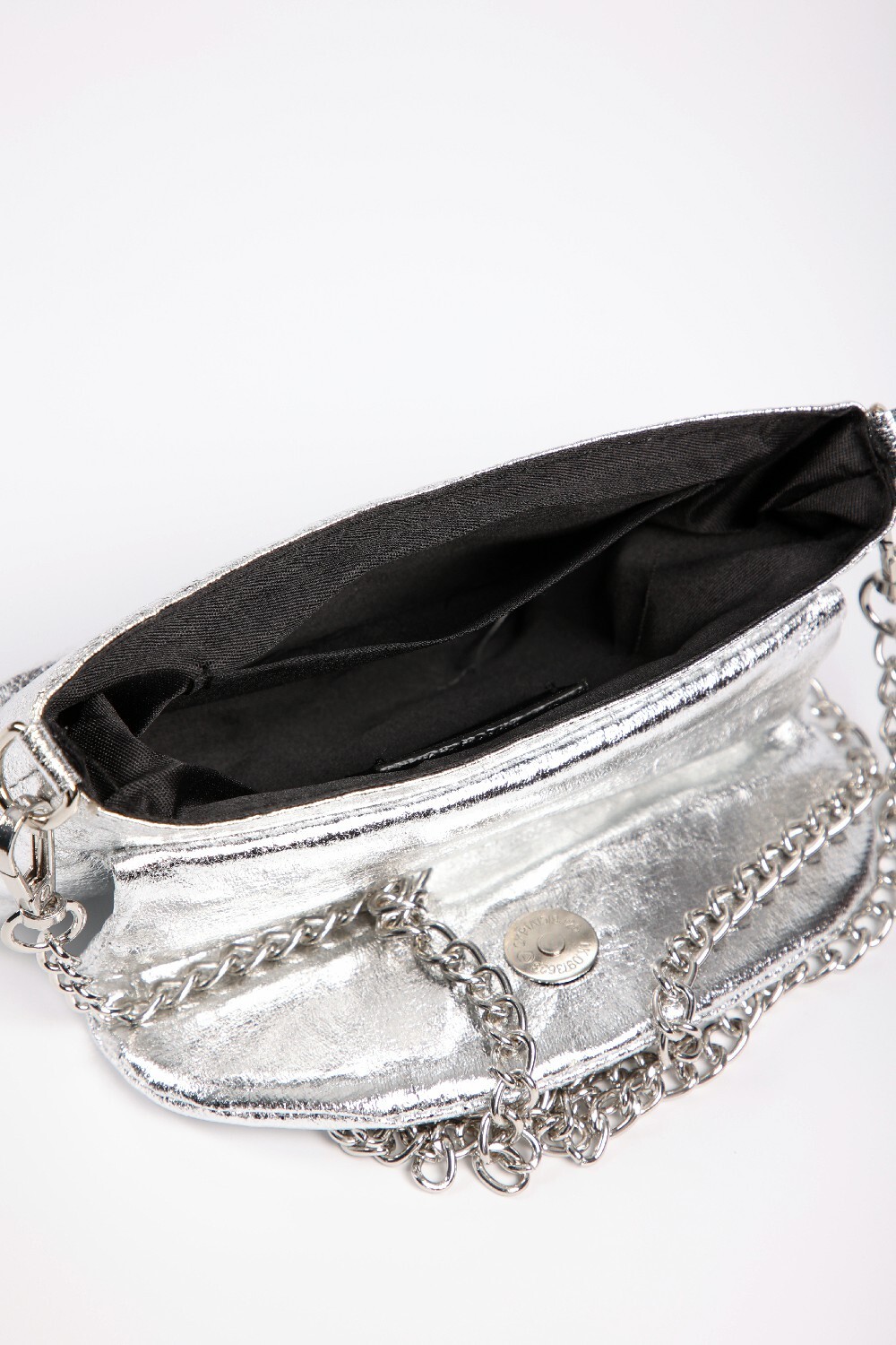 Cartera Charles Plateado