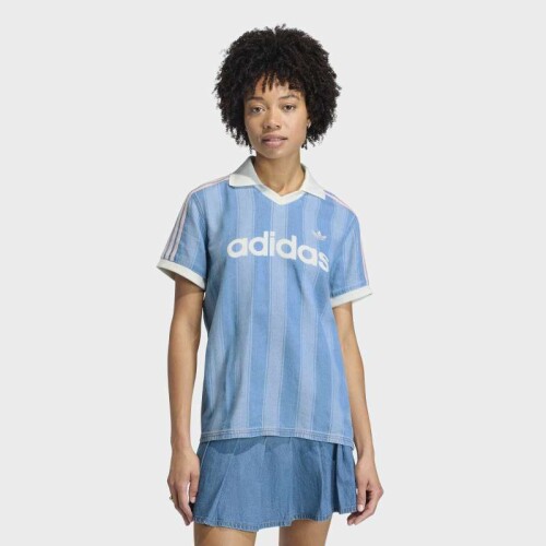 Remera Adidas Tejido Denim Azul