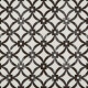 Porcelanato Blanco Y Negro Decorado 22.5X22.5Cm Piso Pared GAMAS DE BLANCO